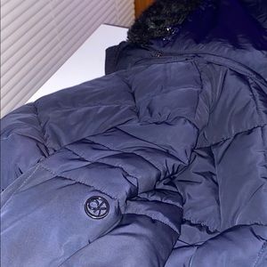 Navy blue Calvin Klein coat!!